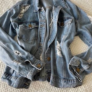 Women’s Distressed Denim Jacket